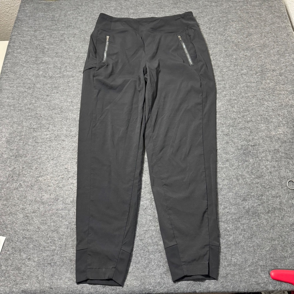 Athleta Trekkie North Jogger Pants Black Ripstop Hiking Travel Women 4P Petite